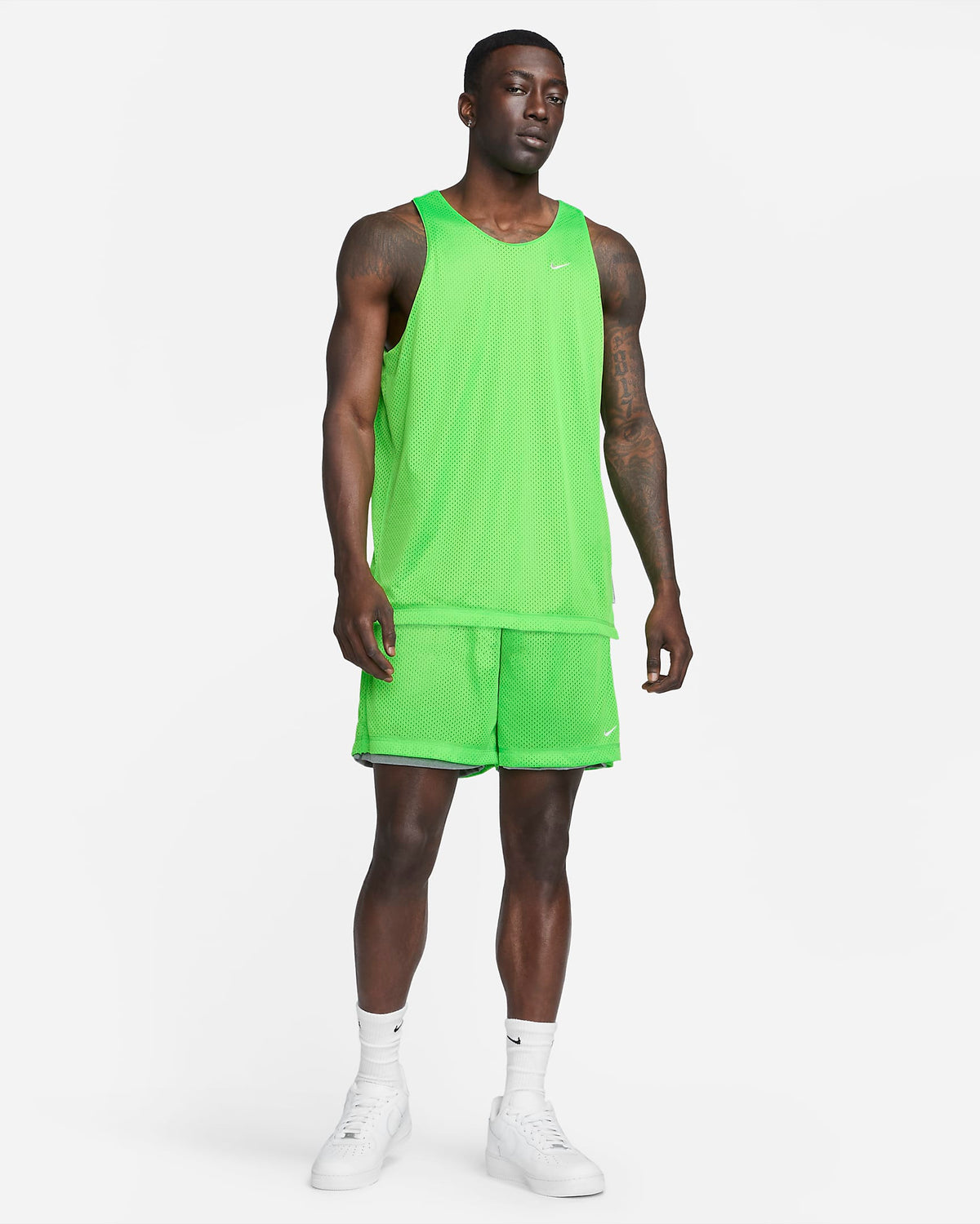 Nike Dri-FIT Standard Issue Reversible Jersey | Action Green