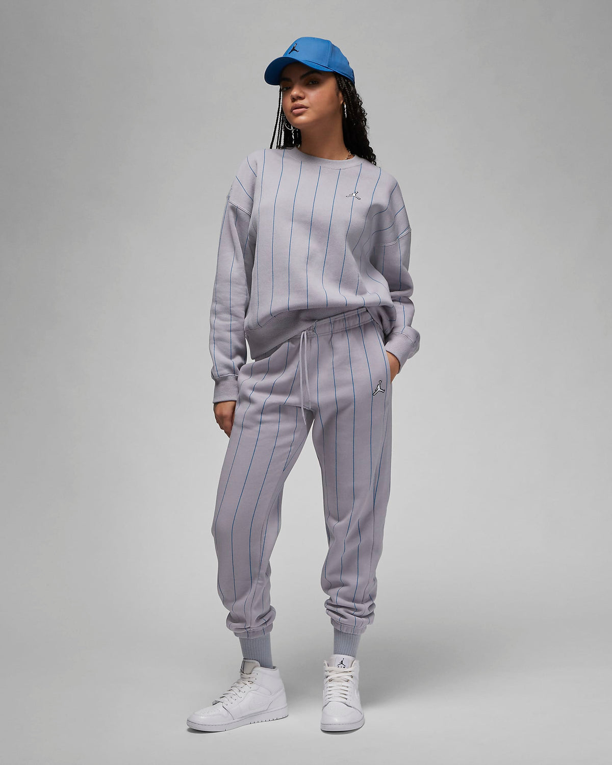 Jordan Brooklyn Fleece Women's Sweatshirt | Light Steel Grey