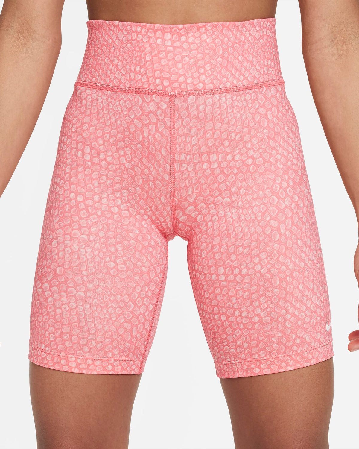 Nike Dri-FIT One Older Girls' Training Biker Shorts | Sea Coral