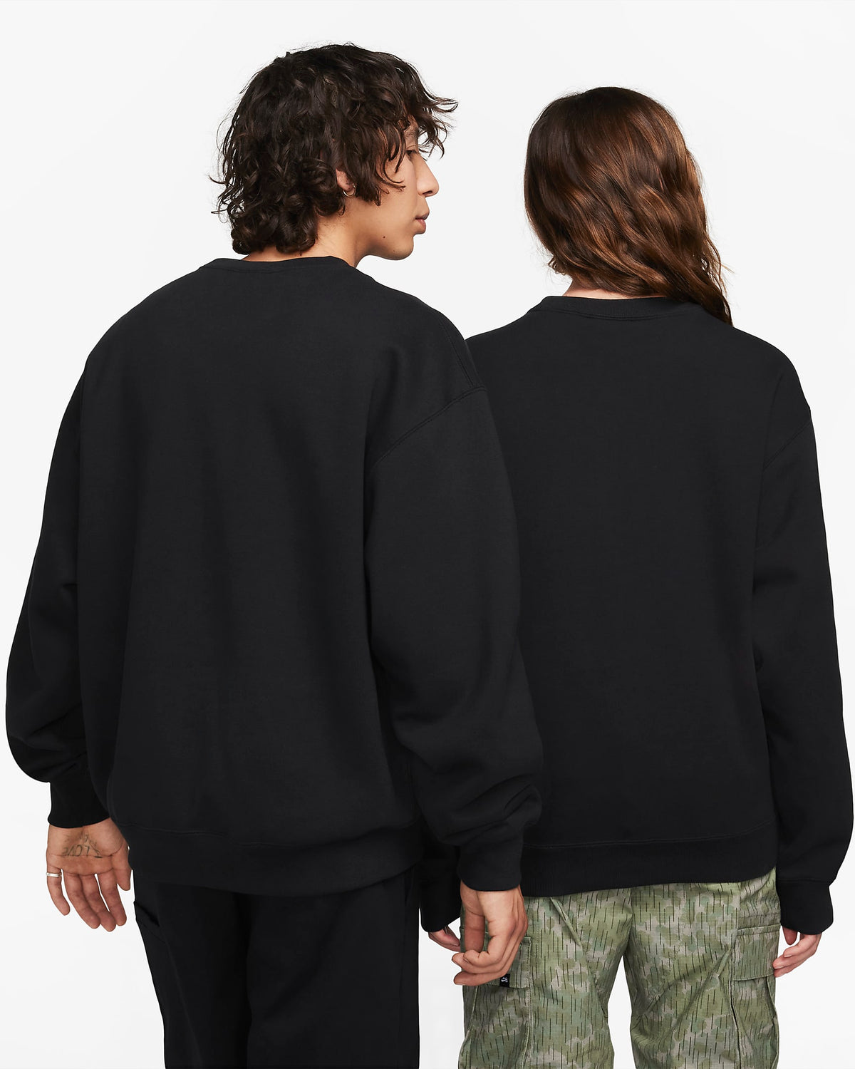 Nike SB Fleece Skate Crew | Black