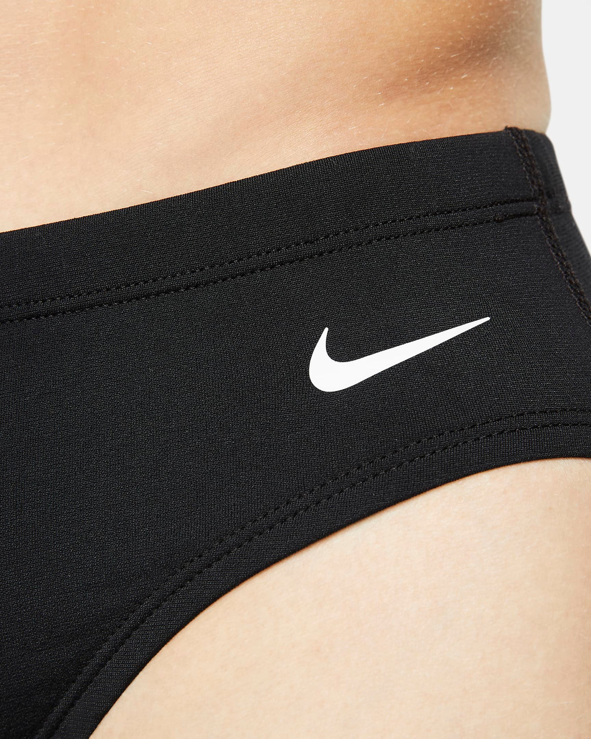 Nike Solid Men's Swimming Briefs | Black