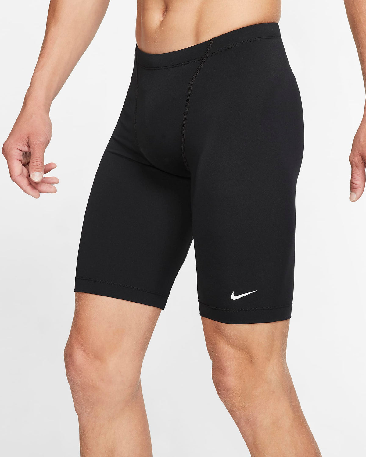 Nike Solid Men's Swimming Jammer | Black